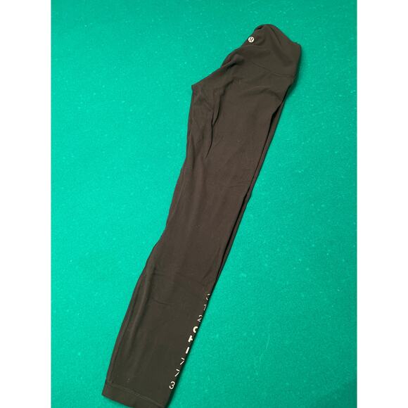 NWT - Lululemon align pant II 25” CHICAGO membership Black "312CHI773" | SIZE: 4 - Picture 1 of 11